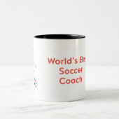 ワールドサッカー最高のコーチー ツートーンマグカップ (中央)