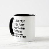 ワールドサッカー最高のチームマネージャー マグカップ (正面左)