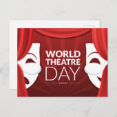 ワールドシアター・デイ ポストカード (正面/裏面)