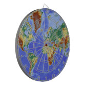 ワールドジオグラフィック国際的マップ ダーツボード (正面左)