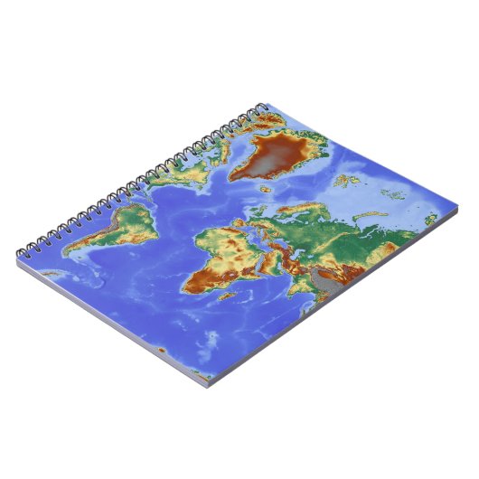 ワールドジオグラフィック国際的マップ ノートブック (左側)