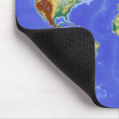 ワールドジオグラフィック国際的マップ マウスパッド (コーナー)