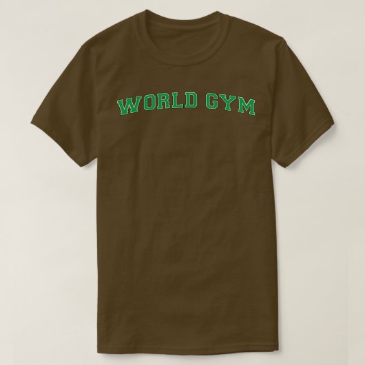 ワールドジム6 Tシャツ (デザイン正面)