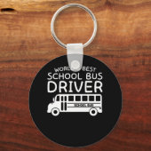 ワールドスクー最高のルバスドライバーのギフトシャツ キーホルダー (正面)