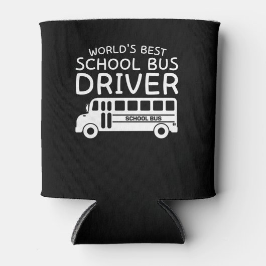 ワールドスクー最高のルバスドライバーのギフトシャツ 缶クーラー (正面)