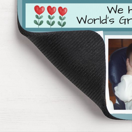 ワールドスネイティッドダディ – 6写真テンプレート マウスパッド (コーナー)