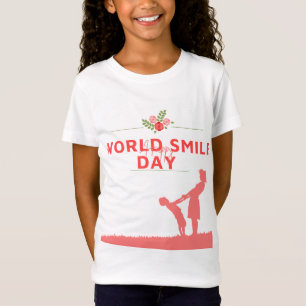 ワールドスマイルデイtシャツデザイン tシャツ