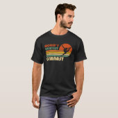 ワールドズオカイストギムナストレトロヴィンテージ体操 Tシャツ (正面フル)
