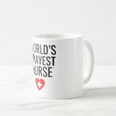ワールドズオカイストナース コーヒーマグカップ (正面右)