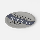ワールドズオカイストパパ おもしろい ペーパープレート (アングル)