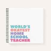 ワールドズオカイストホームスクール先生 ノートブック (正面)