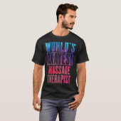 ワールドズオカイストマッサージセラピスト Tシャツ (正面フル)