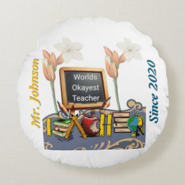 ワールドズオカイスト先生装飾用クッション – クおもしろいラス ラウンドクッション