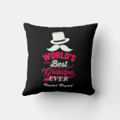 ワールドズグランドパ最高のエバー装飾用クッション クッション (裏面)