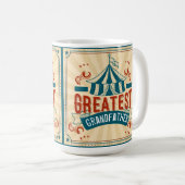 ワールドズグレスト祖父勇気付けられる コーヒーマグカップ (正面右)