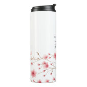 ワールドズグ最高のーマン – パステルフローラパーソナライズされた タンブラー (回転左)