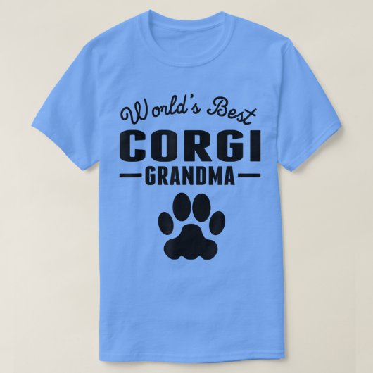 ワールドズコ最高のルギおばあちゃん Tシャツ (デザイン正面)