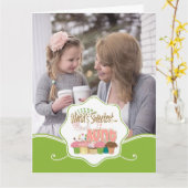 ワールドズスウィート叔母誕生日 カード (黄色い花)