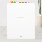 ワールドズスウィート叔母誕生日 カード (裏面)