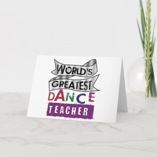 ワールドズベストダンス先生 カード (正面)