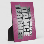 ワールドズベストダンス先生 フォトプラーク (側面)