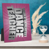 ワールドズベストダンス先生 フォトプラーク (側面)