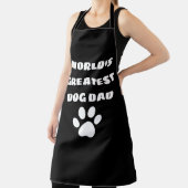 ワールドズベストドッグパパカスタム文字パーソナライズされた エプロン (インサイチュ)