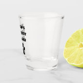 ワールドズベストドッグパパカスタム文字パーソナライズされた ショットグラス (右)