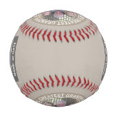 ワールドズベストパパグランドパカスタム写真テンプレート 野球ボール (裏面)