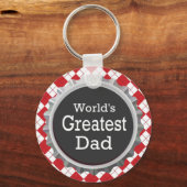 ワールドズベストパパ- SRF キーホルダー (正面)