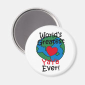 ワールドズベストヤヤハート マグネット (正面/裏面)