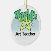 ワールドズ最高のアート先生 セラミックオーナメント (右)