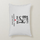 ワールドズ最高のゴルフパパおもしろいと思いやりのある贈り物 アクセントクッション (正面(垂直))