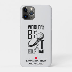 ワールドズ最高のゴルフパパおもしろいと思いやりのある贈り物 iPhone 11 PROケース