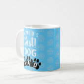 ワールドズ最高のドッグパパ コーヒーマグカップ (正面左)