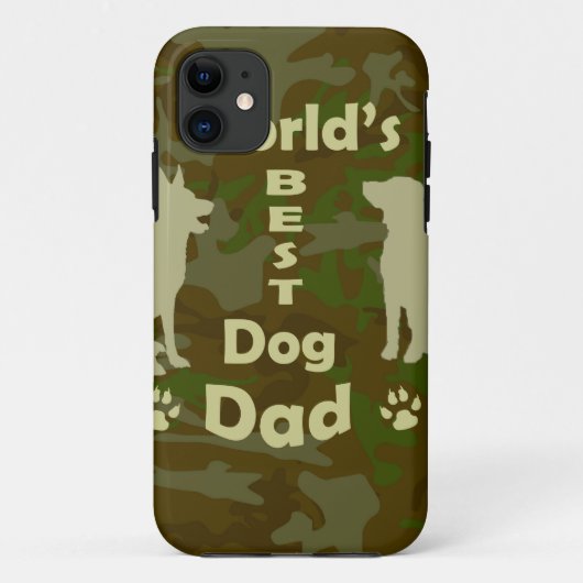 ワールドズ最高のドッグパパ Case-Mate iPhoneケース (裏面)