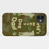 ワールドズ最高のドッグパパ Case-Mate iPhoneケース (裏面(横))
