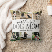 ワールドズ最高のドッグママ写真 クッション (ブランケット)