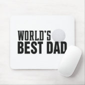 ワールドズ最高のパパタイポグラフィゴルフ |マウスパッド マウスパッド (マウス)