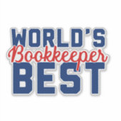 ワールドズ最高のブックケーパー シール (正面)