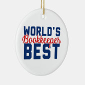 ワールドズ最高のブックケーパー セラミックオーナメント (右)