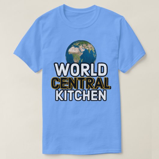 ワールドセントラルキッチンベストセラー最高のクオリティトラン Tシャツ (デザイン正面)