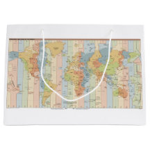 ワールドタイムゾーンの地図