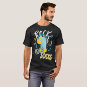 『ワールドダウンシンドローム・デー・ロック・ユア・ソックス・キッド・アワレン』 Tシャツ (正面フル)