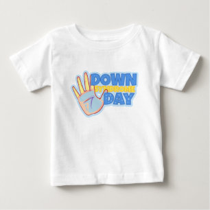 ワールドダウン症候群の日 ベビーTシャツ