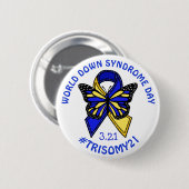 ワールドダウン症候群デーは3月21日 缶バッジ (正面&裏面)
