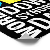 ワールドダウン症候群デー3月21日 ポスター (角)