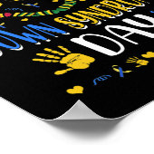 ワールドダウン症候群日認識度ソックス右下 ポスター (角)