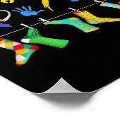 ワールドダウン症候群日認識度靴下21 3月 ポスター (角)