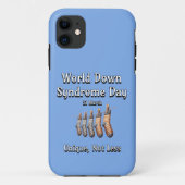 ワールドダウン症候群日。少ユニークない Case-Mate iPhoneケース (裏面)